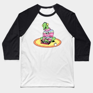 Lofi Lizard Beats Baseball T-Shirt